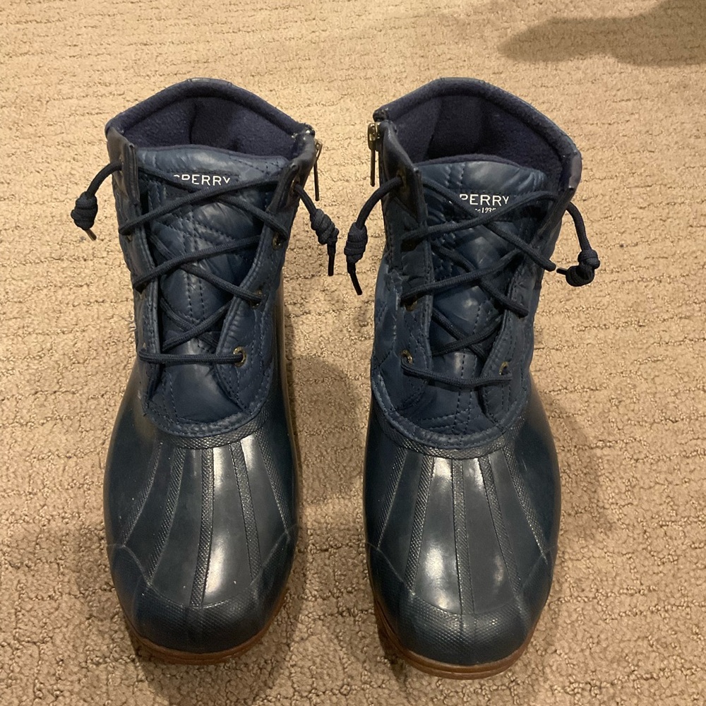 Sperry Navy Waterproof Boots